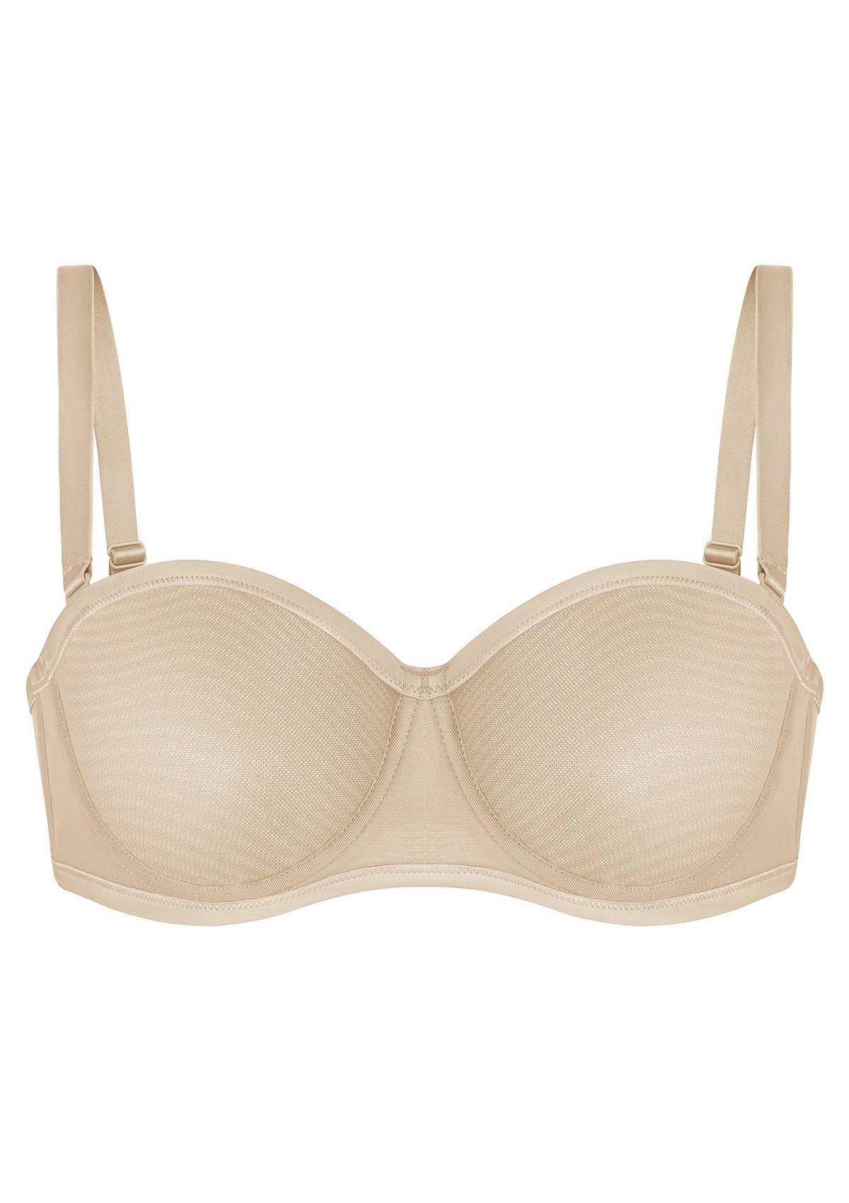 Leopard Unlined Strapless Minimizer Bra