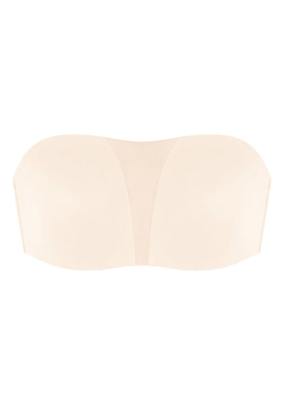 Fiery Unlined Seamless Comfort Underwire Plus Size Bandeau Strapless Bra