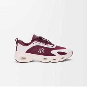 Burgundy/Eggshell