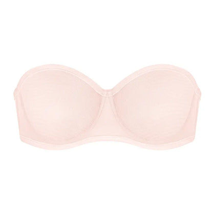 Leopard Unlined Strapless Minimizer Bra