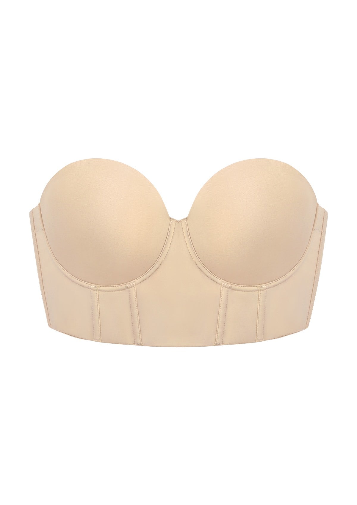 Seamless Cooling Longline Strapless Bra